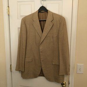 Neiman Marcus Check Sport Coat Size: 44 - Made in USA